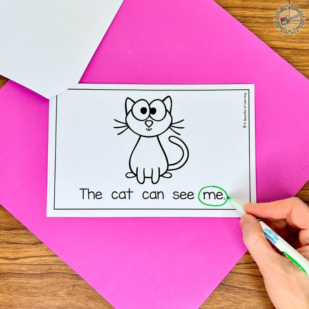 100 Printable Sight Word Readers For Kindergarten - A Spoonful Of intended for Free Printable Sight Word Books