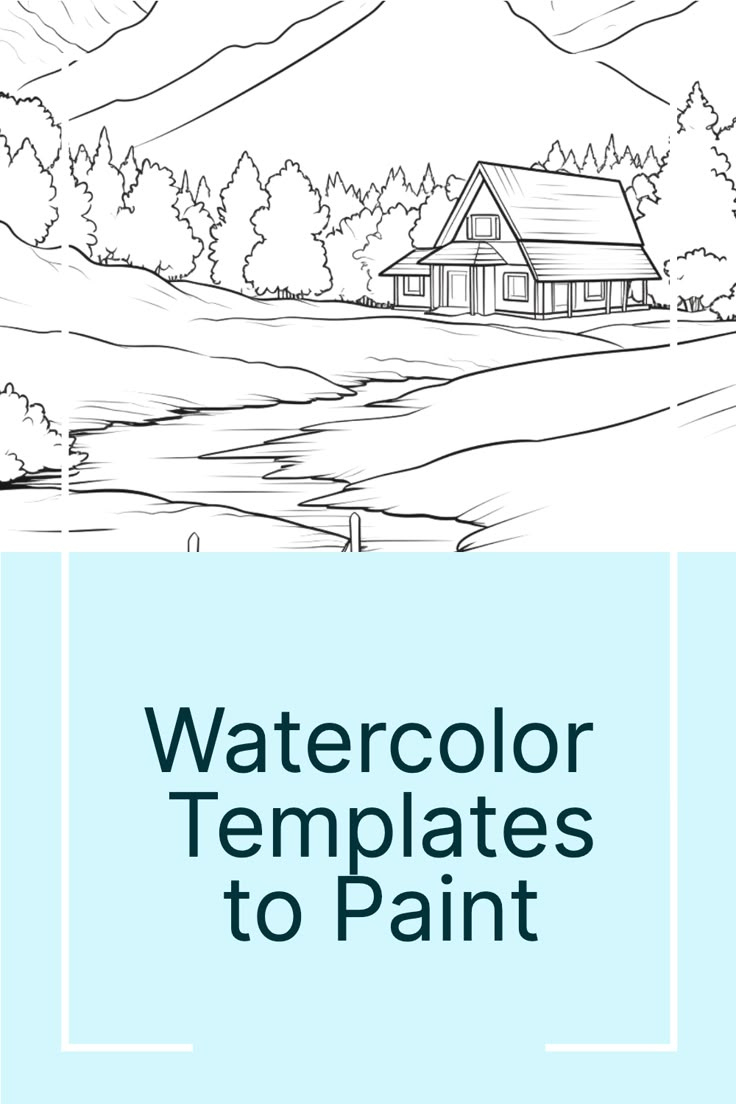 15 Free Watercolor Templates To Paint within Free Printable Watercolor Templates