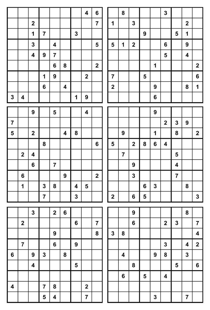 16 Sudoku - 10 Free Pdf Printables | Printablee in Printable Free Sudoku
