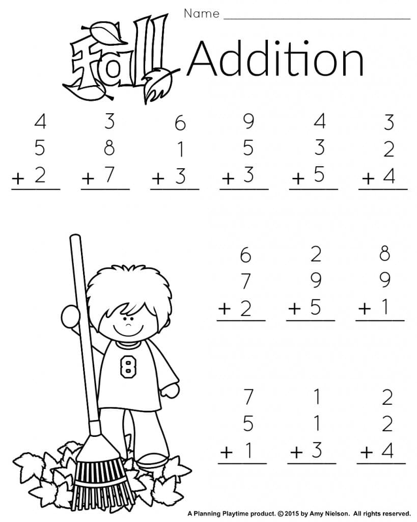 1St Grade Math And Literacy Worksheets With A Freebie! - Planning pertaining to Free Printable Math Worksheets For 1St Grade