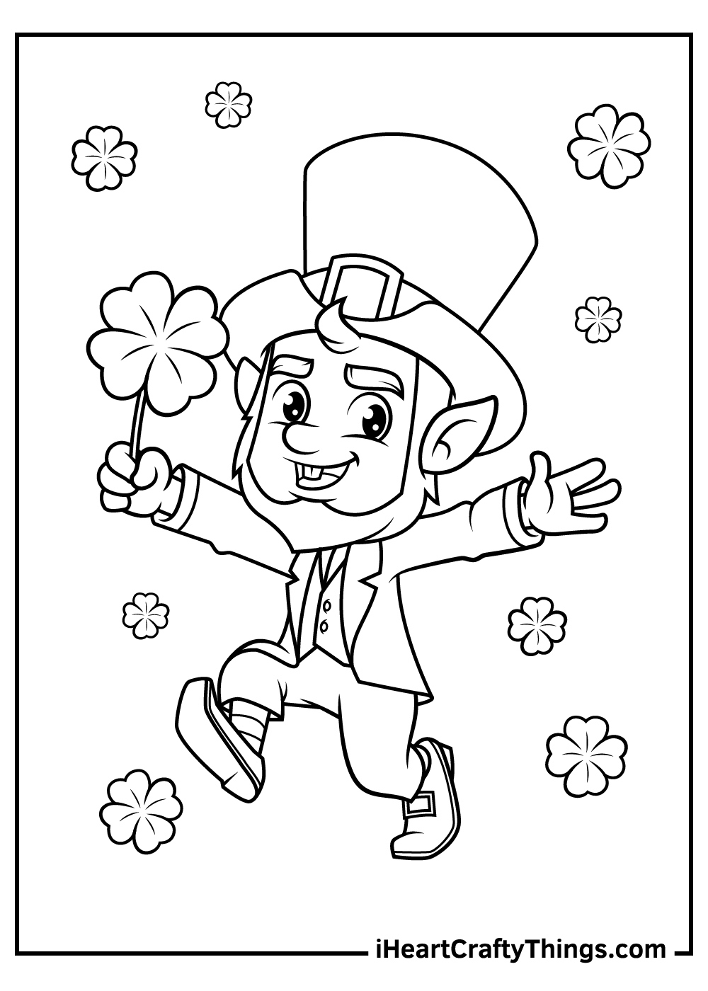 30 Leprechaun Coloring Pages: 100% Free To Download Printables with regard to Free Printable Leprechaun