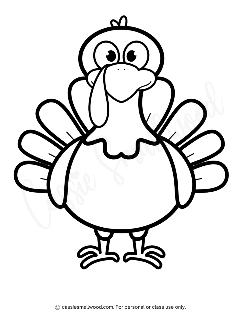 31 Cutest Turkey Templates - Cassie Smallwood pertaining to Turkey Template Printable Free