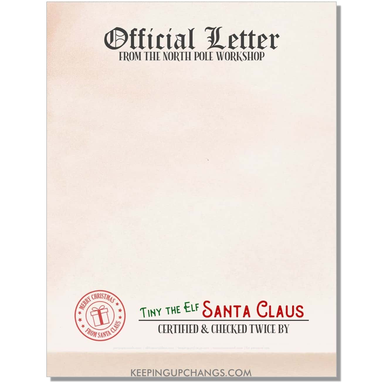 Best Free Santa Letterhead Printables [Top Downloads!] for Santa Letterhead Free Printable