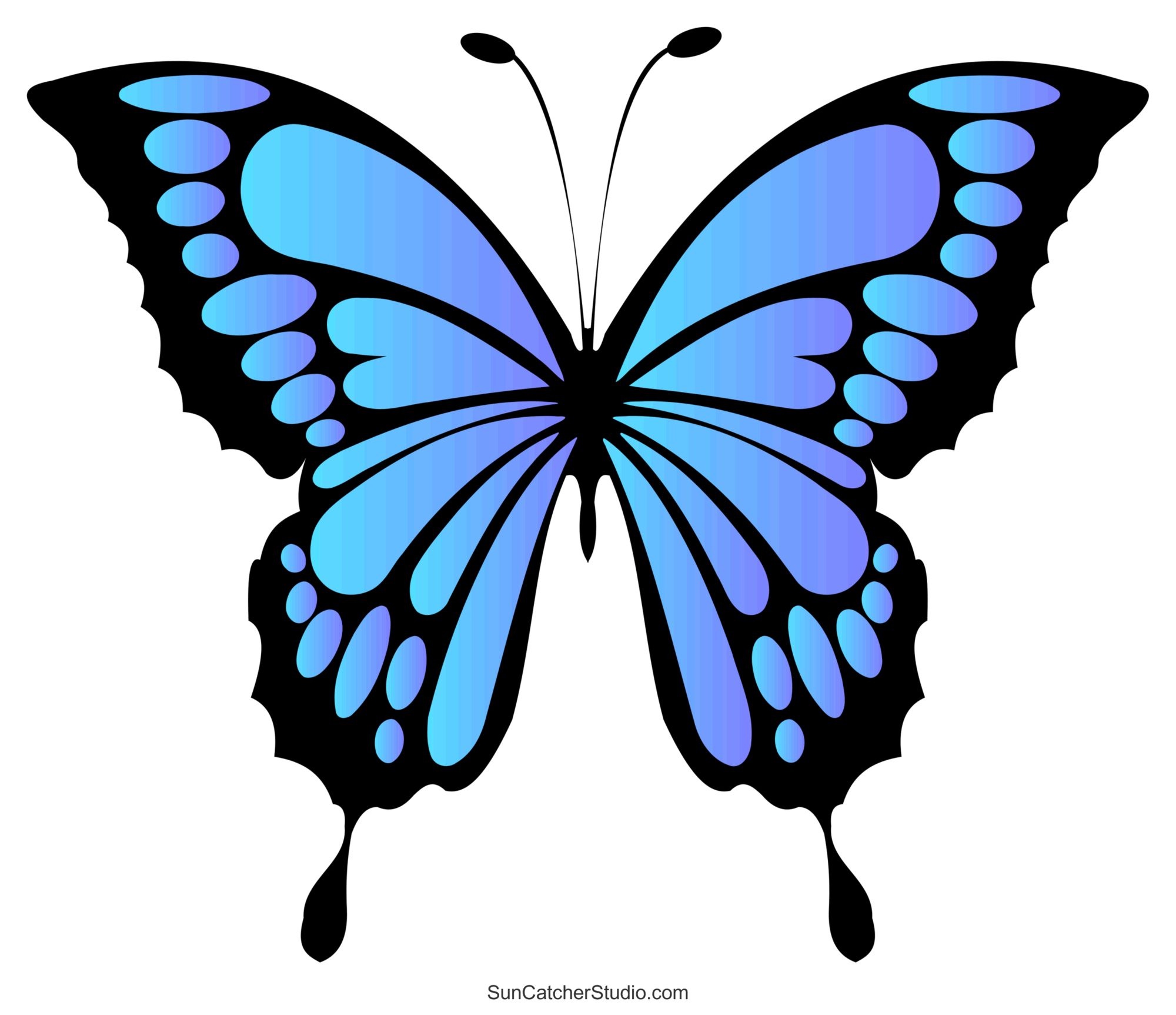 Butterfly Svg Files (Printable Templates, Patterns, &amp; Clipart with Free Printable Butterfly Pictures