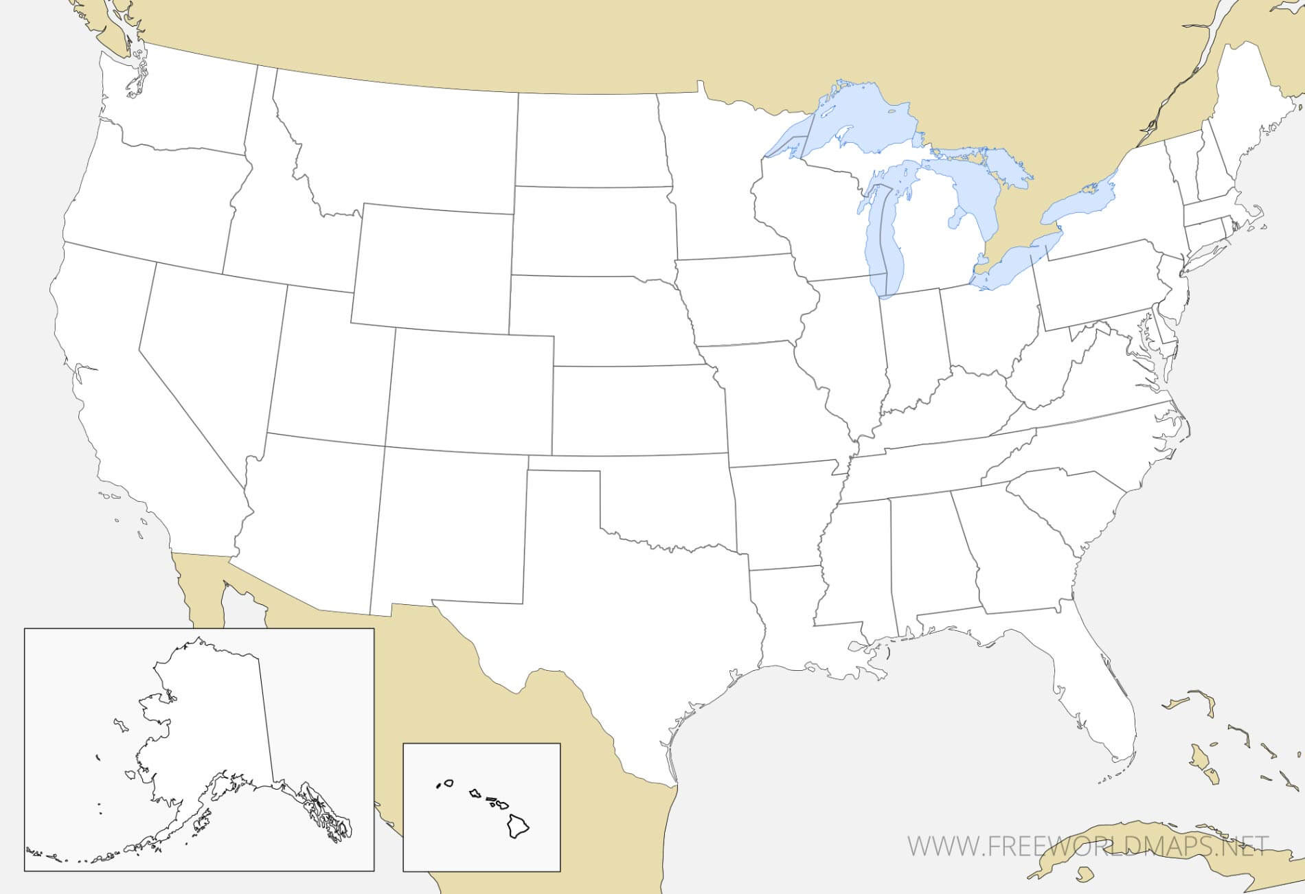 Download Free Us Maps for Free Printable Blank Map Of The Us