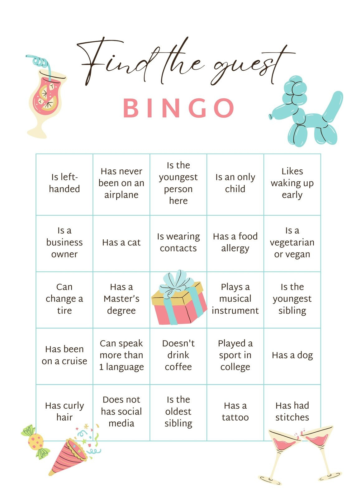 Free Bingo Card Templates To Customize And Print | Canva throughout Free Printable Bingo Card Generator