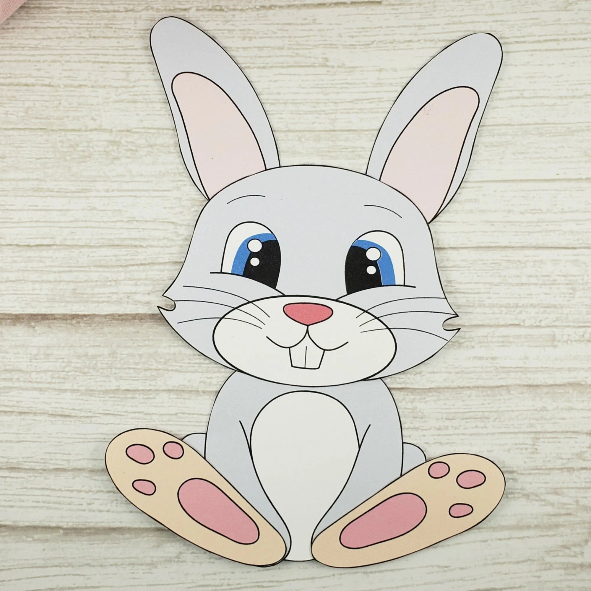 Free Cut And Paste Bunny Rabbit Craft – Simple Mom Project regarding Free Printable Rabbit Template