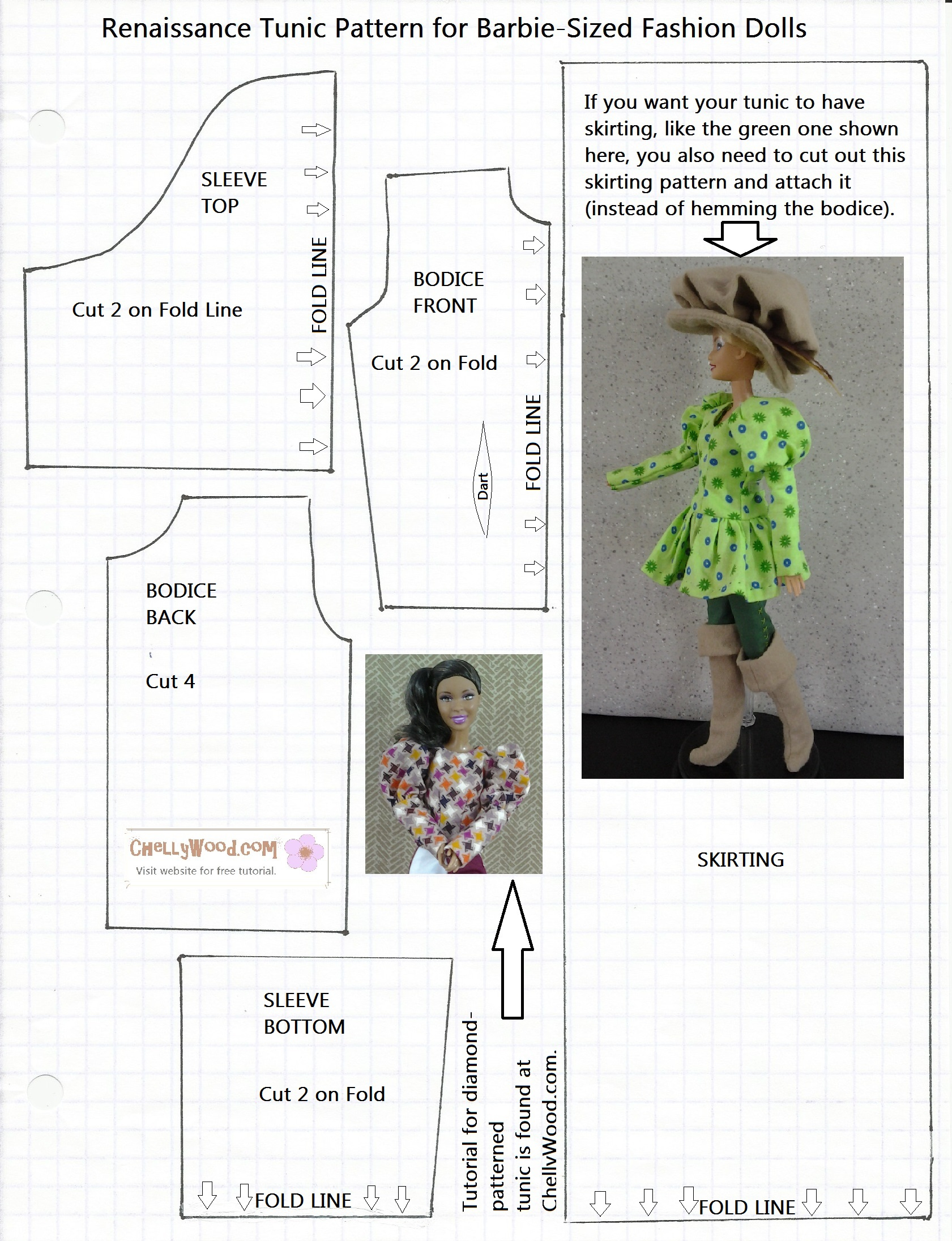 Free Printable Barbie Doll Clothes Patterns - Free Doll Clothes with regard to Barbie Doll Clothes Patterns Free Printable