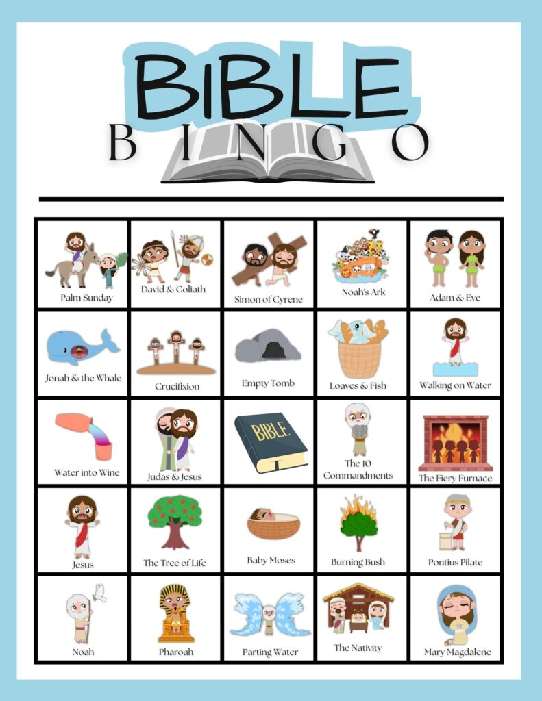 Free Printable Bible Bingo | Healing Home regarding Free Printable Bible Bingo
