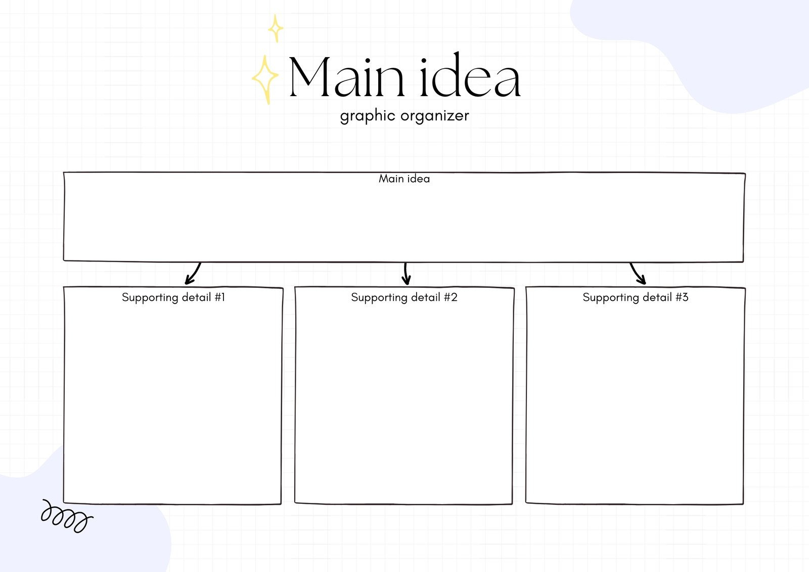 Free Printable Graphic Organizer Templates To Customize | Canva regarding Free Printable Graphic Organizers