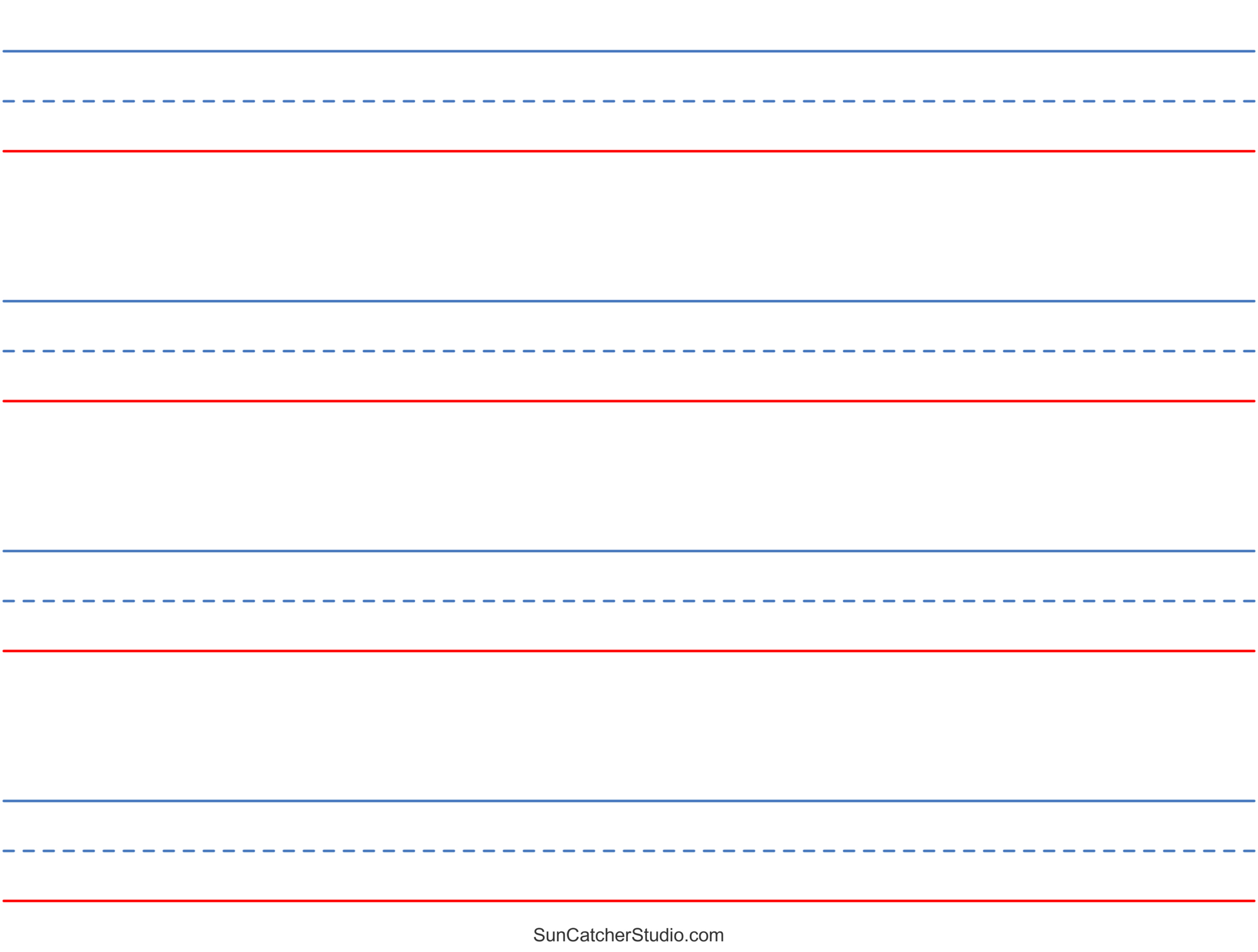 Free Printable Lined Paper (Handwriting, Notebook Templates within Ruled Paper Printable Free