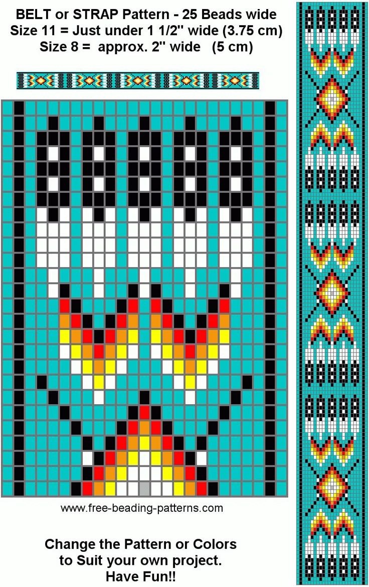Free Printable Native American Beading Patterns regarding Printable Free Beading Patterns