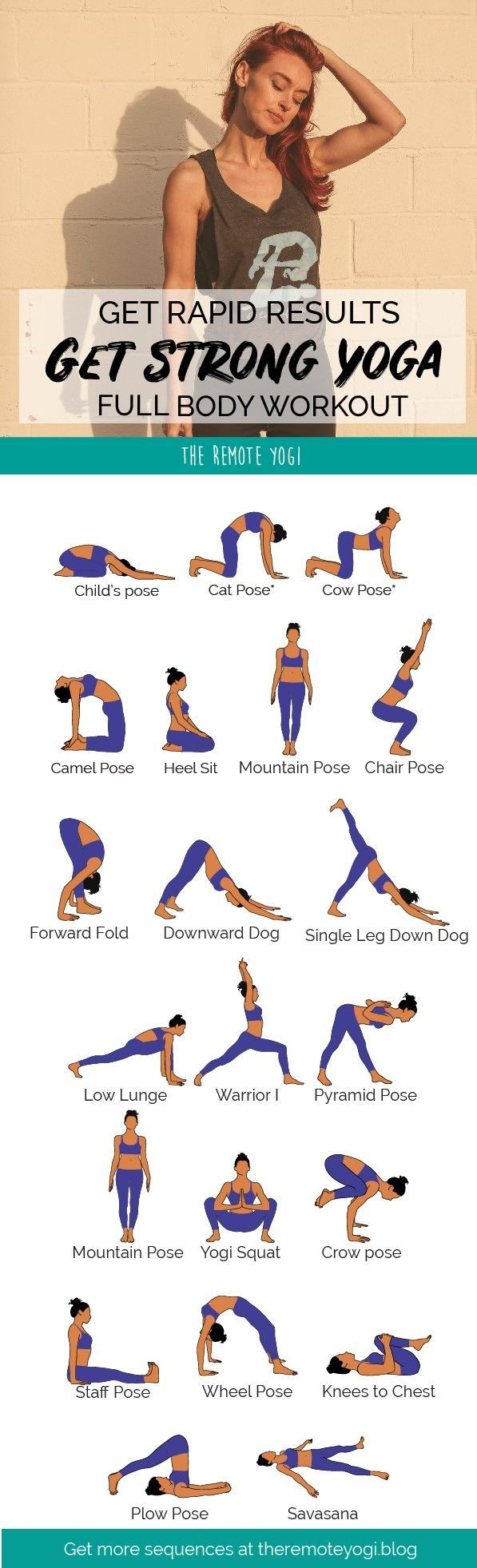 Full Body Yoga Workout – Free Printable Pdf with regard to Free Printable Yoga Poses