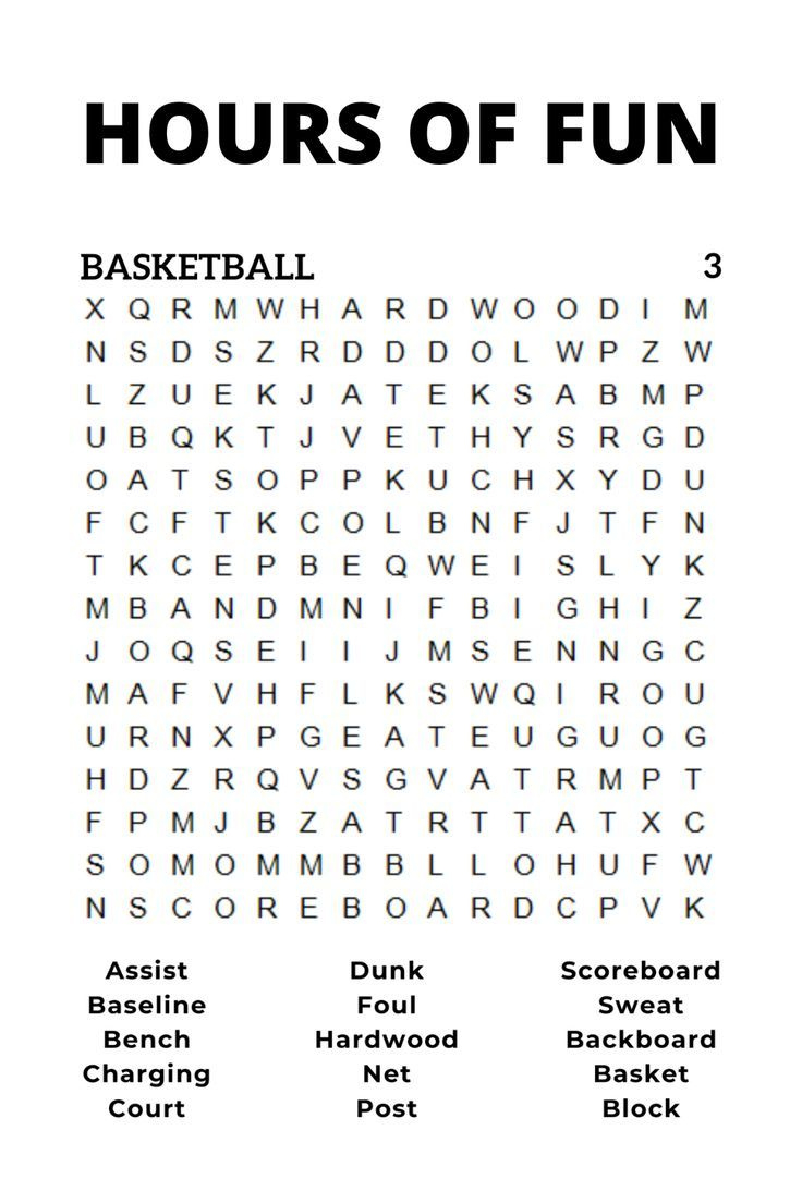 Large Print Sports Word Search Puzzle Book: Baseball, Football inside Word Search Large Print Free Printable