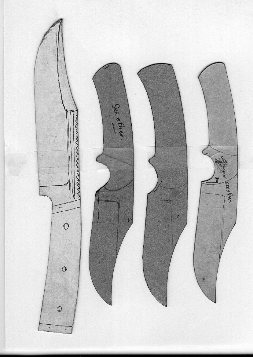 Lloyd Harding&amp;#039;S Knife Templates with regard to Free Printable Knife Templates