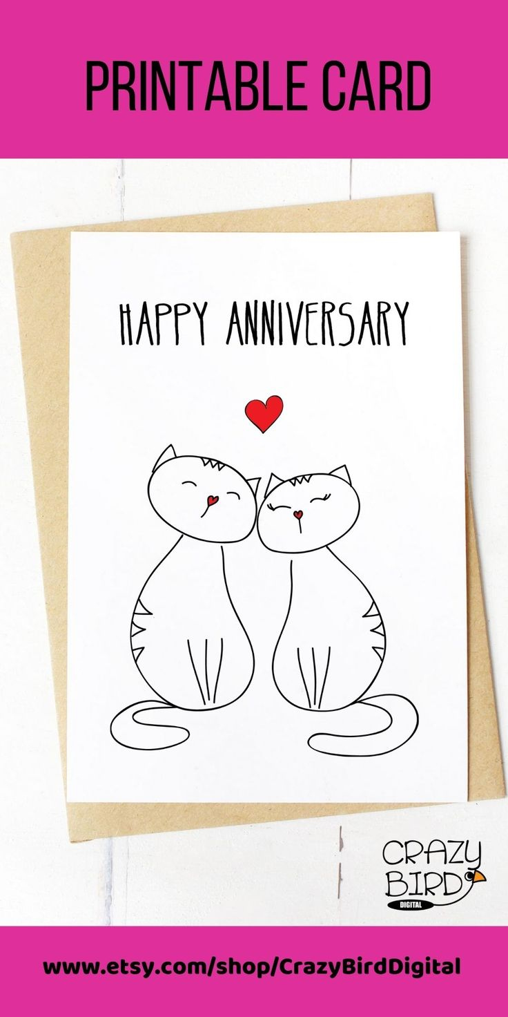 Printable Anniversary Card For Husband-Cute Anniversary Card For intended for Free Printable Anniversary Cards For Husband