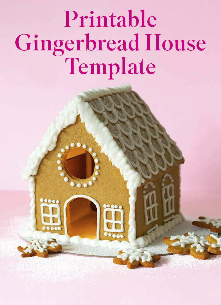 Printable Gingerbread House Template » Dish Magazine inside Gingerbread House Template Printable Free