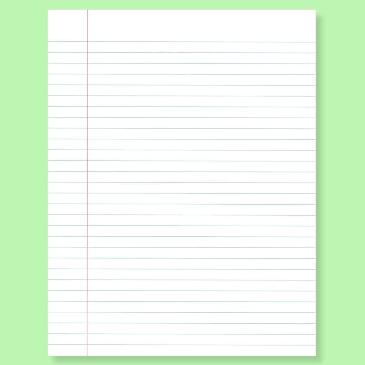Printable Wide Ruled Paper Free Pdf - Printables For Life with regard to Ruled Paper Printable Free