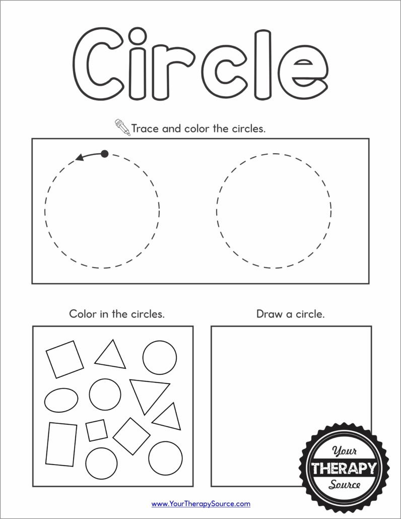 Shapes Worksheet Preschool - Free Printables - Your Therapy Source throughout Shapes Worksheets Printable Free