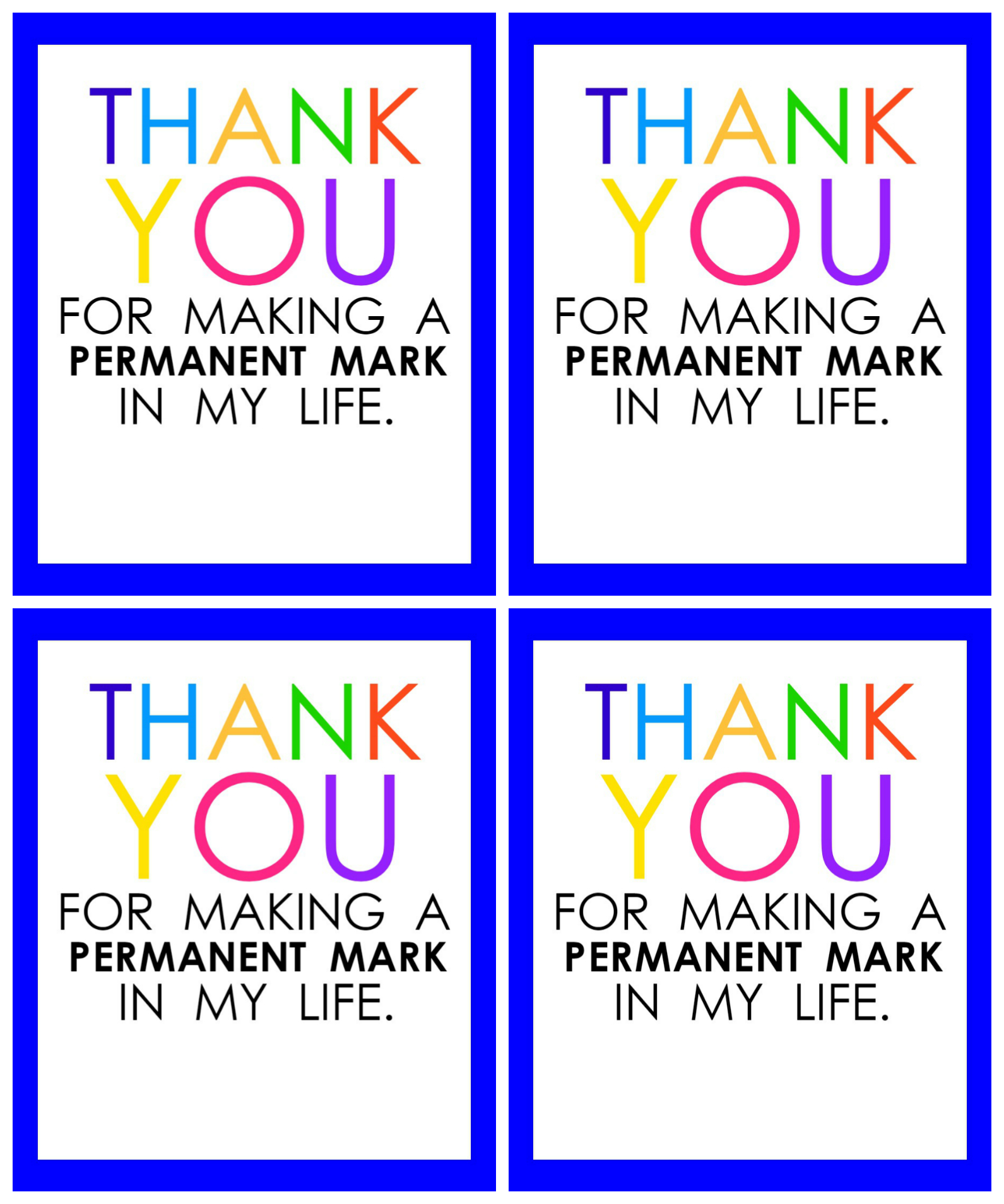 Teacher Appreciation Marker Gift Tag (Free Printable inside Teacher Appreciation Gift Tags Free Printables