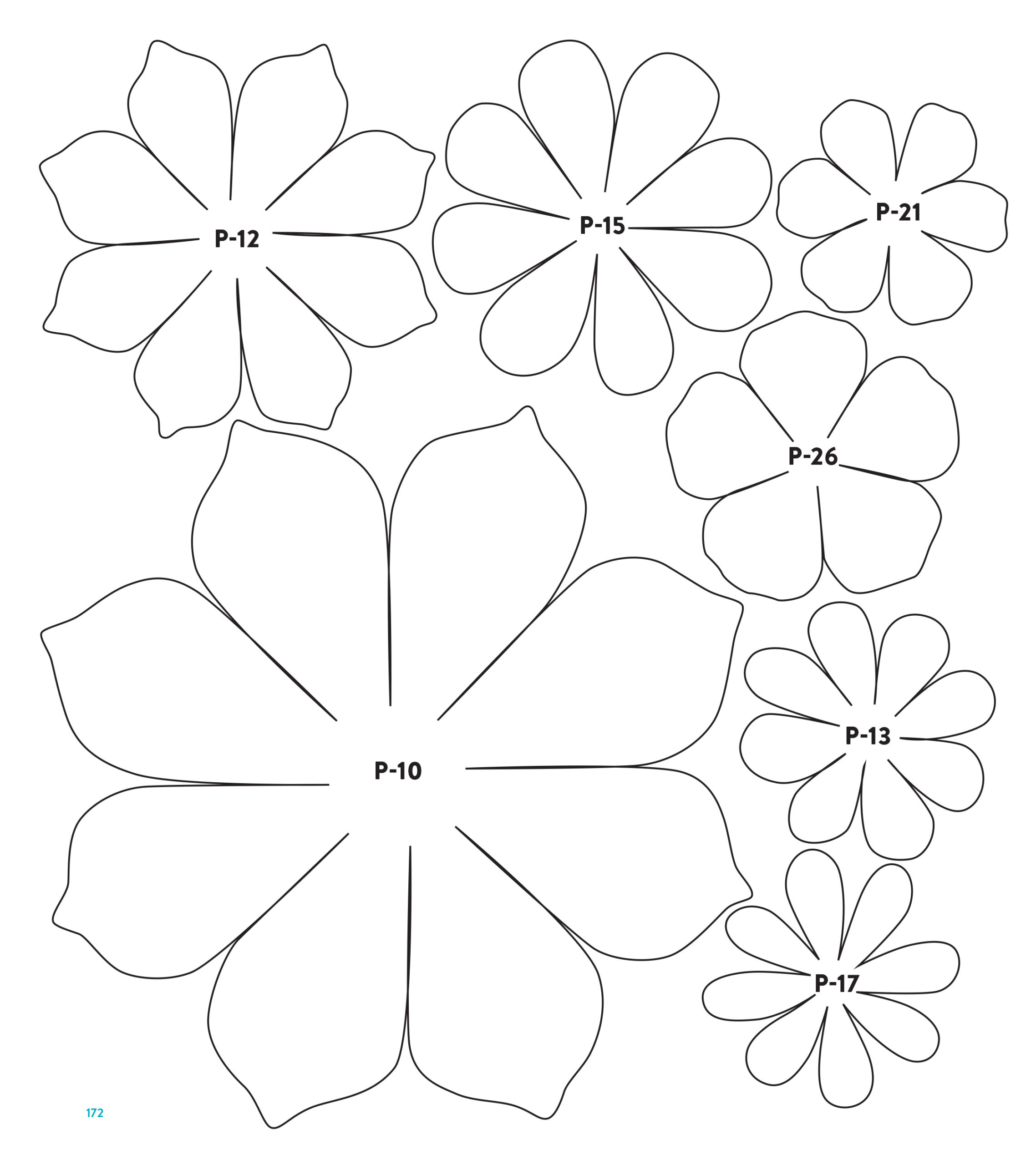 Templates for Free Printable Flower Template