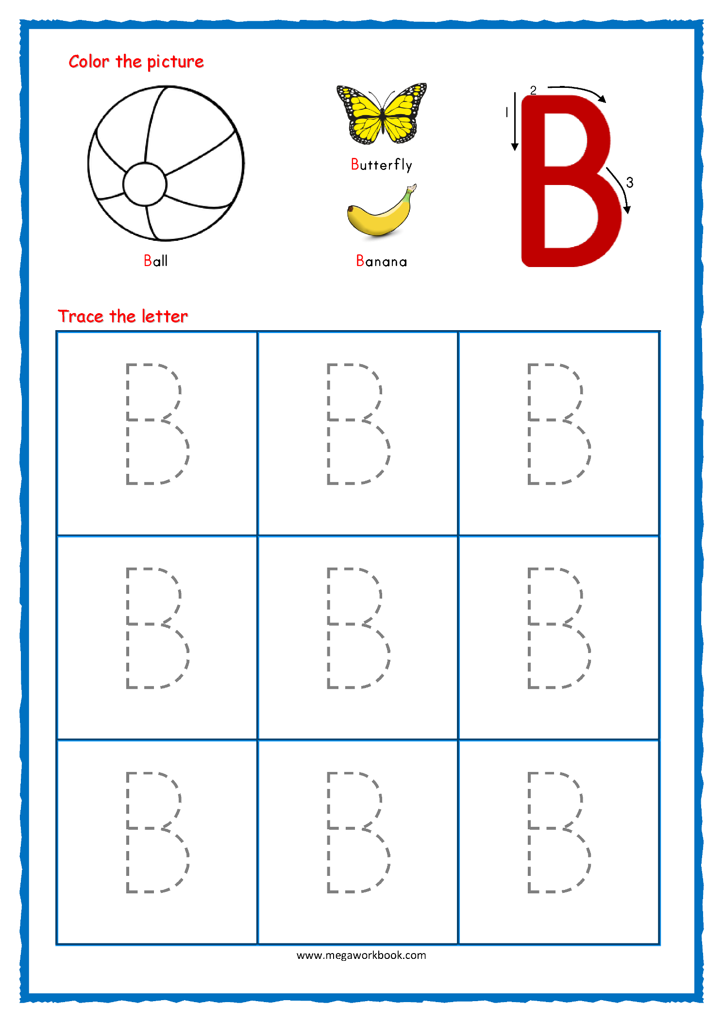 Tracing Letters - Letter Tracing Worksheets - Alphabet Tracing within Free Printable ABC Tracing Sheets